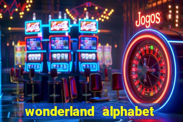 wonderland alphabet comic studio